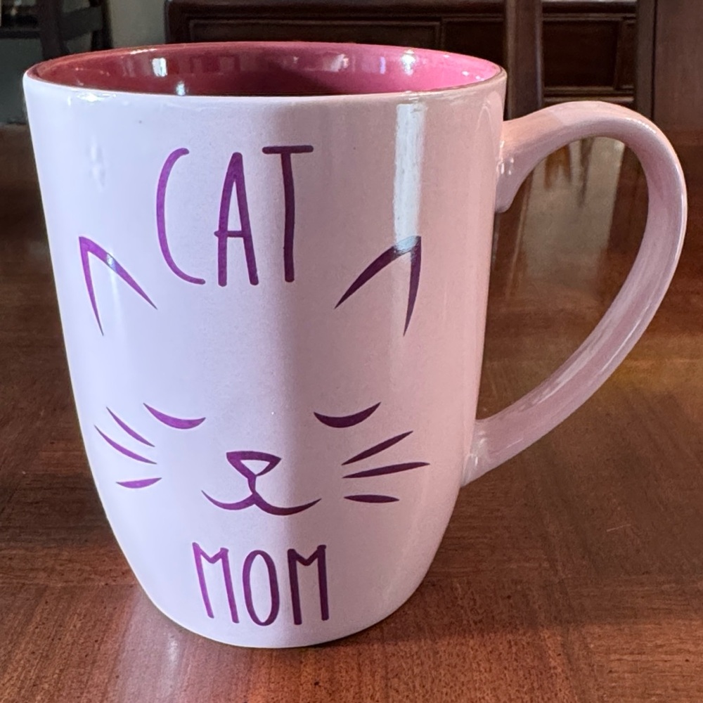 Cat Mom Large 20 oz Coffee Tea Mug Cup